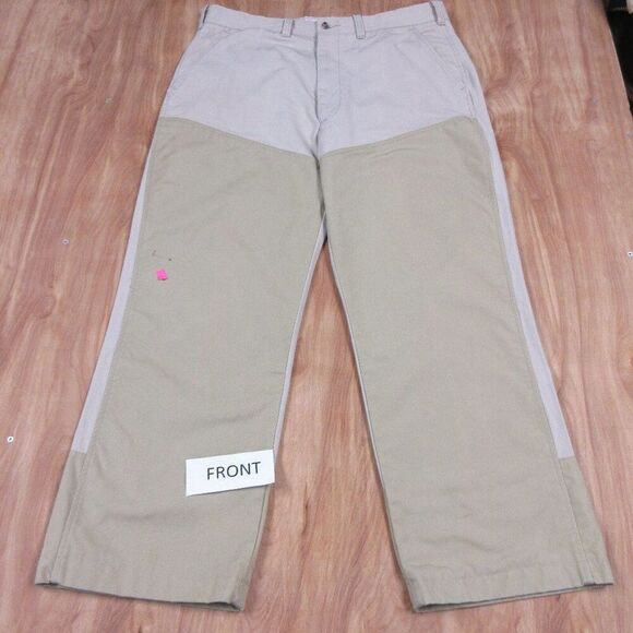 FILSON Shelter Brush Briar Tan Hunting Pants Mens Sz 38 (36x28) VINTAGE Made USA - Picture 1 of 15
